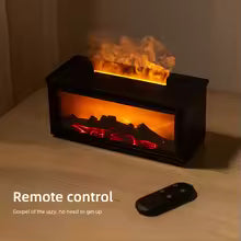 7-Color Flame Aromatherapy Fireplace Diffuser