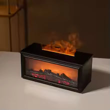 7-Color Flame Aromatherapy Fireplace Diffuser