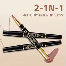 Double-Headed Matte Lipstick &amp; Lip Tint Pencil