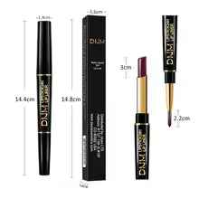 Double-Headed Matte Lipstick &amp; Lip Tint Pencil