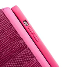 QIALINO Genuine Leather Crocodile Texture Case