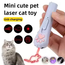USB Rechargeable LED Laser Cat Toy