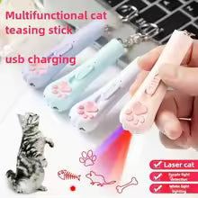 USB Rechargeable LED Laser Cat Toy