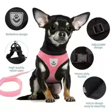 Adjustable Dog Harness Vest with Leash